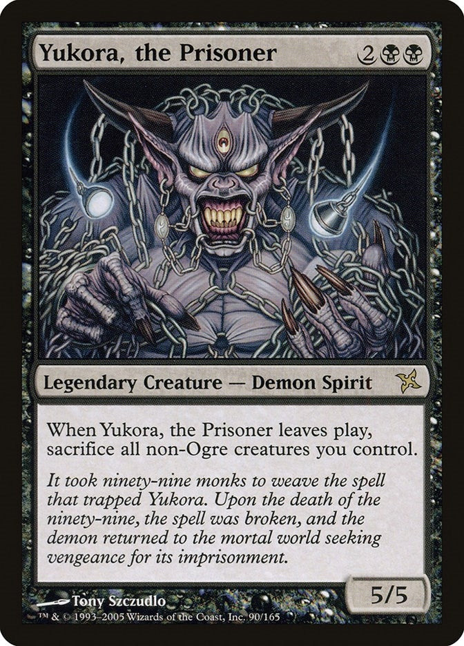 Image for Yukora, the Prisoner (90) [Betrayers of Kamigawa] - Magic: The Gathering