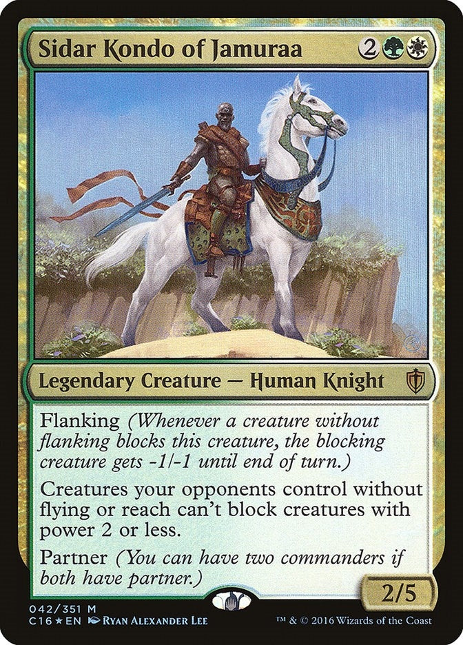 Image for Sidar Kondo of Jamuraa (42) [Commander 2016] - Magic: The Gathering