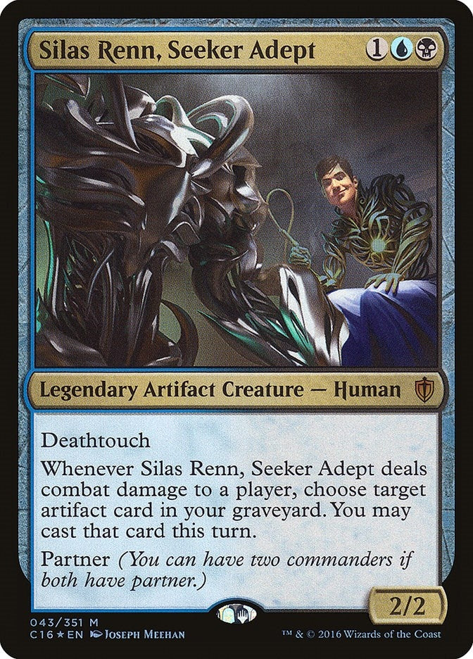 Image for Silas Renn, Seeker Adept (43) [Commander 2016] - Magic: The Gathering