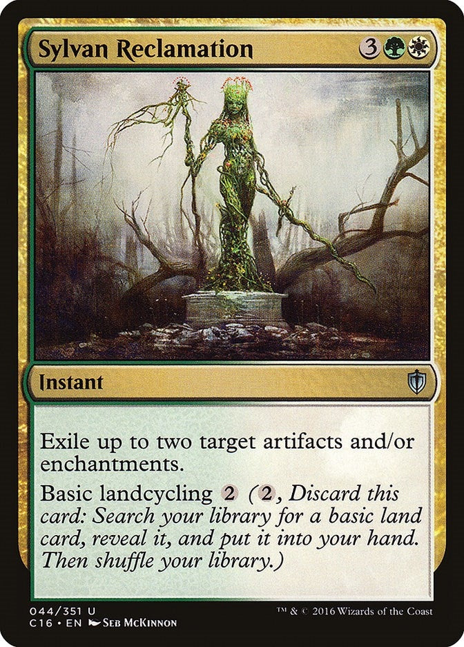 Image for Sylvan Reclamation (44) [Commander 2016] - Magic: The Gathering