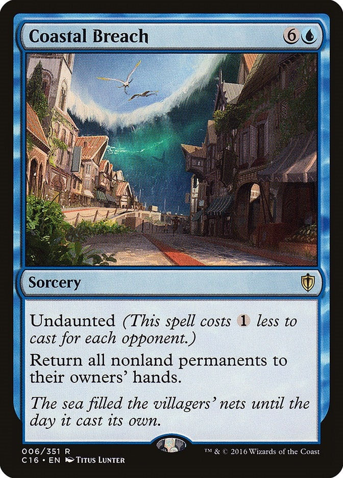Image for Coastal Breach (6) [Commander 2016] - Magic: The Gathering