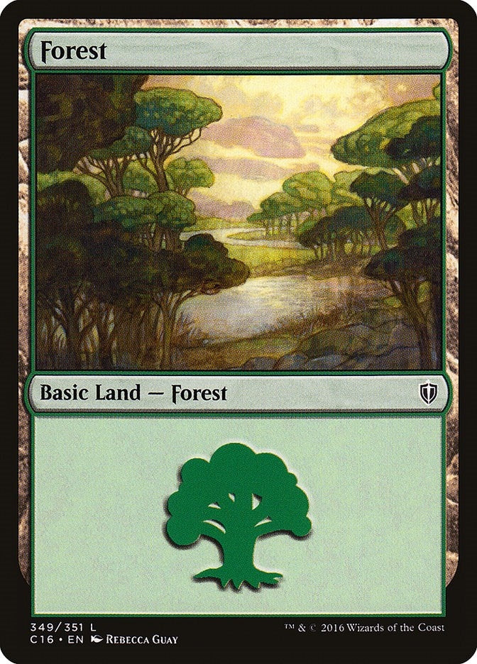 Image for Forest (349) (349) [Commander 2016] - Magic: The Gathering