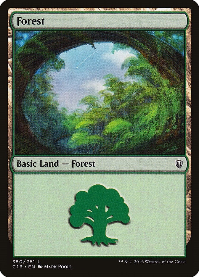 Forest (350) (350) [Commander 2016]