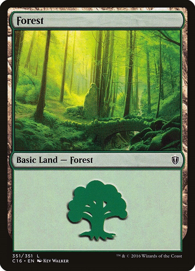 Image for Forest (351) (351) [Commander 2016] - Magic: The Gathering