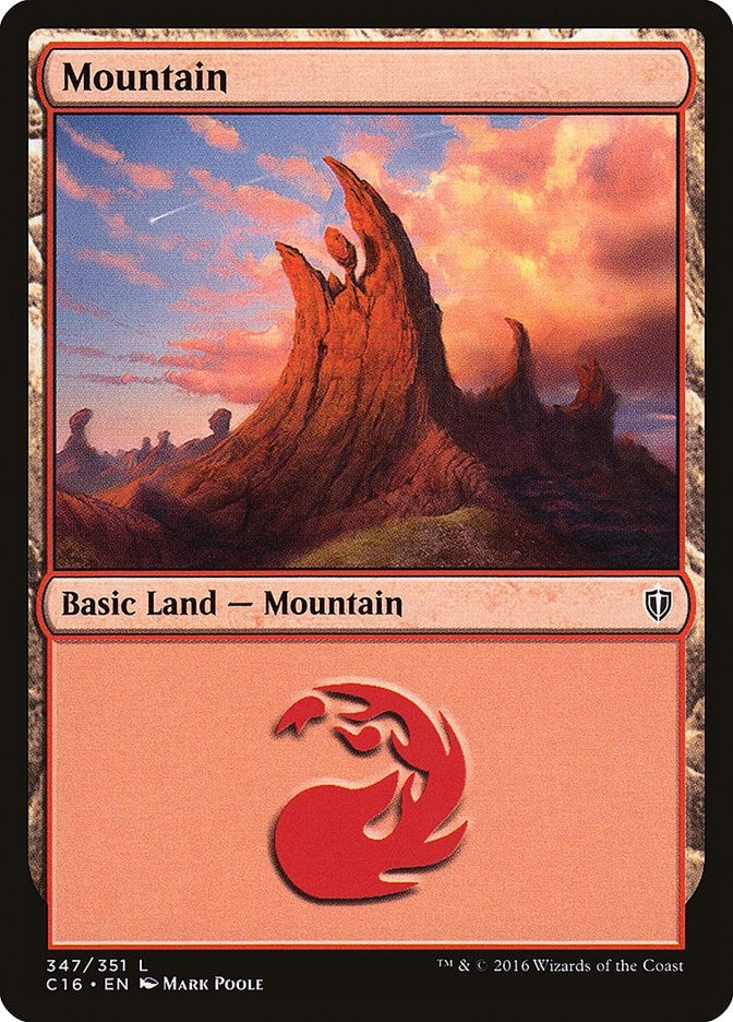 Image for Mountain (347) (347) [Commander 2016] - Magic: The Gathering