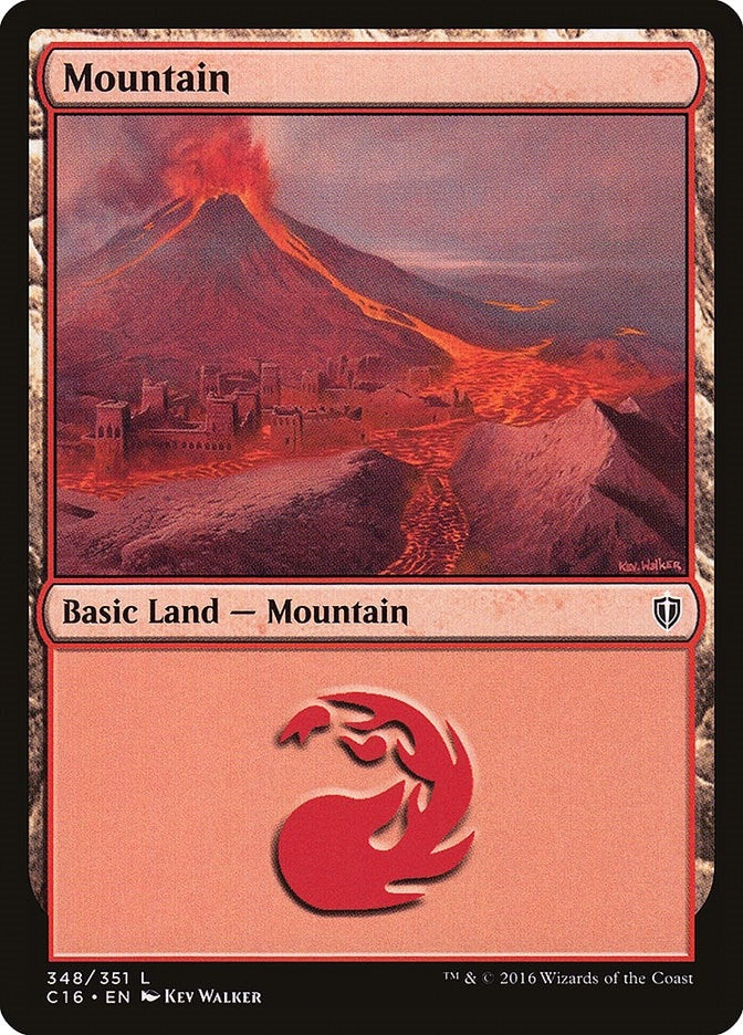 Image for Mountain (348) (348) [Commander 2016] - Magic: The Gathering