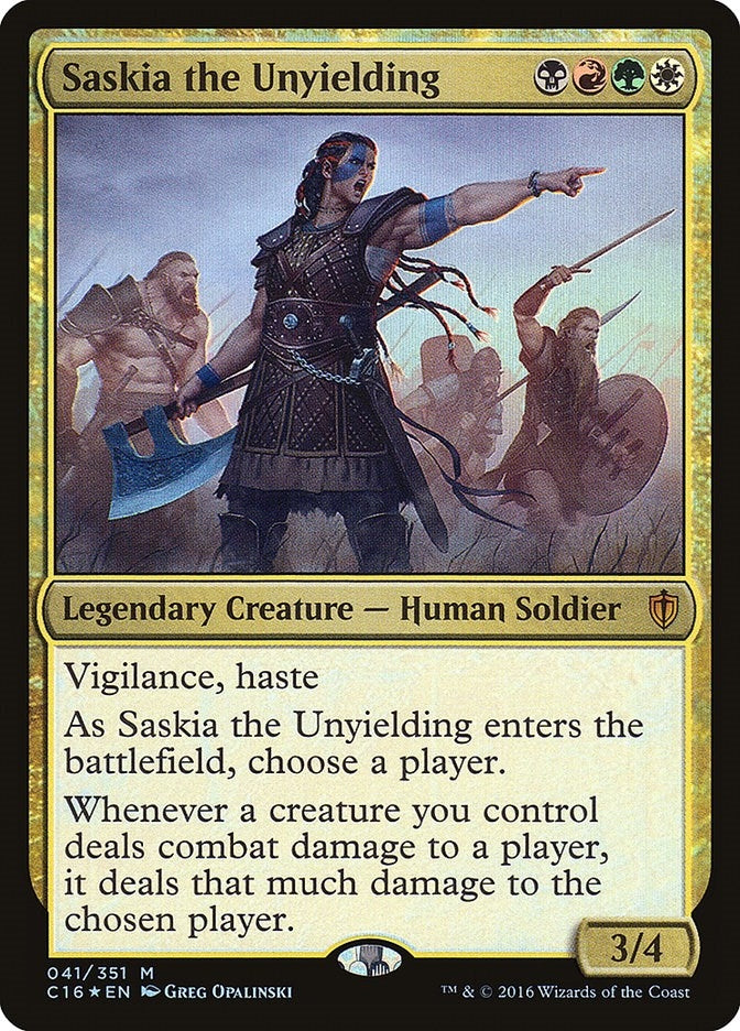 Image for Saskia the Unyielding (41) [Commander 2016] - Magic: The Gathering