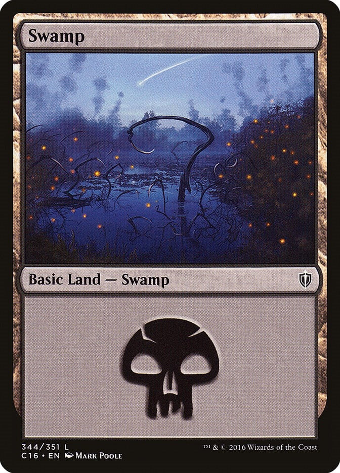 Image for Swamp (344) (344) [Commander 2016] - Magic: The Gathering