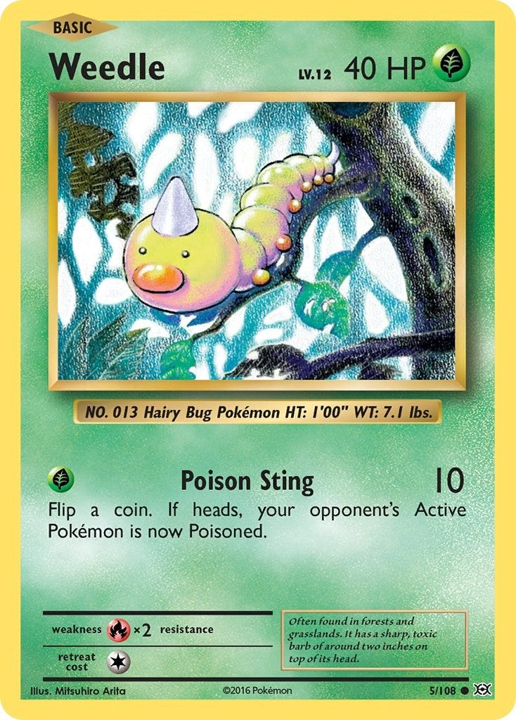 Image for Weedle (5/108) [XY - Evolutions] - Pokemon