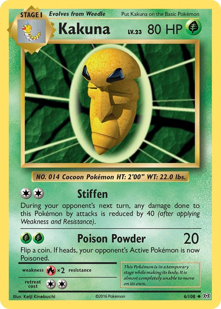 Image for Kakuna (6/108) [XY - Evolutions] - Pokemon