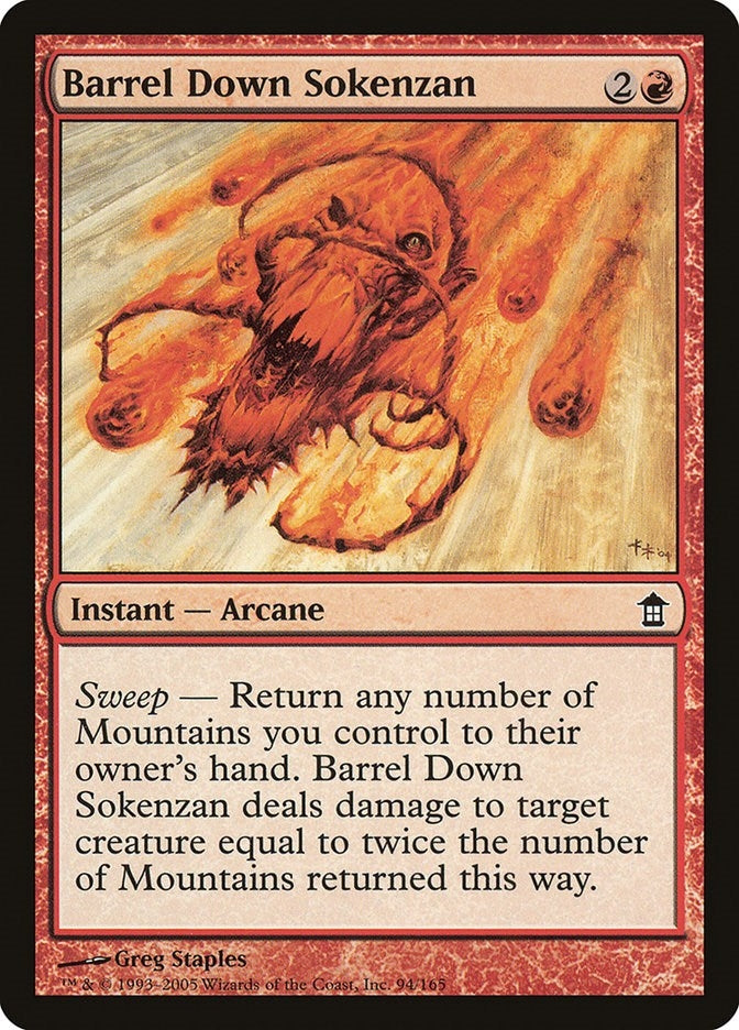 Image for Barrel Down Sokenzan (94) [Saviors of Kamigawa] - Magic: The Gathering