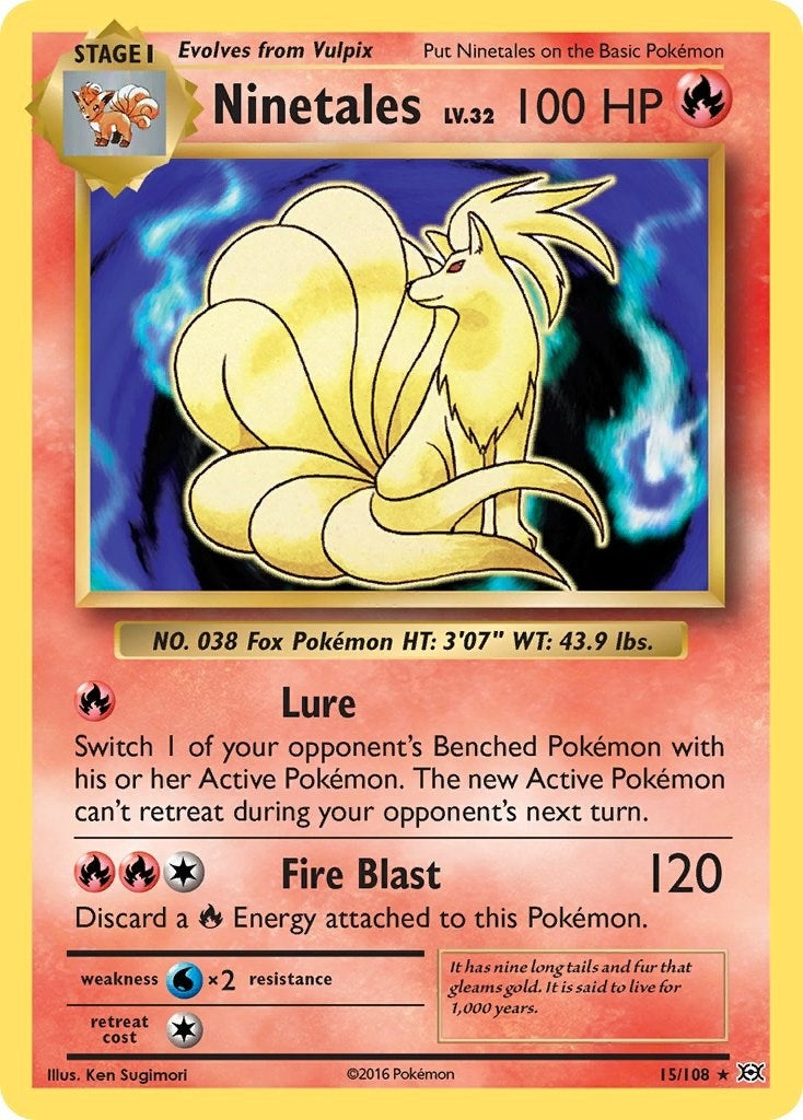 Image for Ninetales (15/108) [XY - Evolutions] - Pokemon