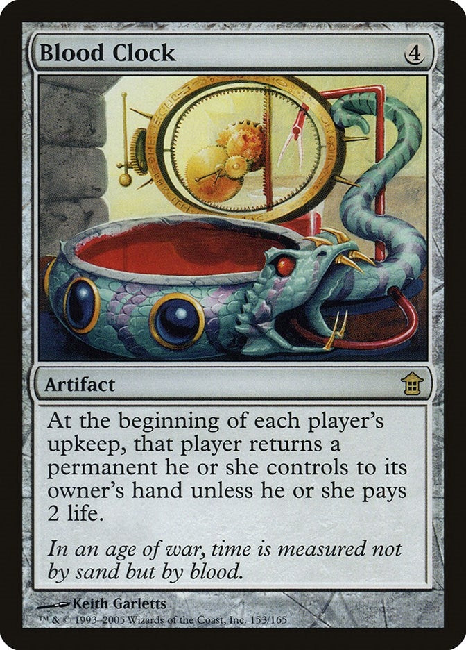 Image for Blood Clock (153) [Saviors of Kamigawa] - Magic: The Gathering
