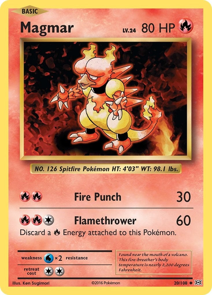 Image for Magmar (20/108) [XY - Evolutions] - Pokemon