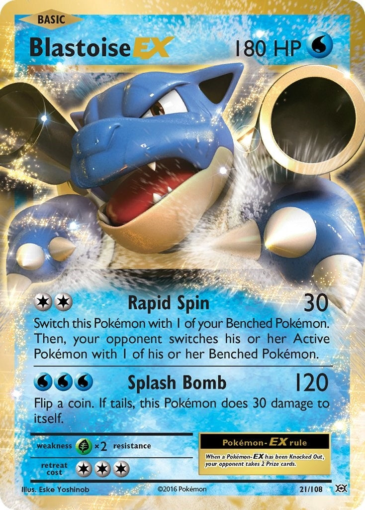 Image for Blastoise EX (21/108) [XY - Evolutions] - Pokemon