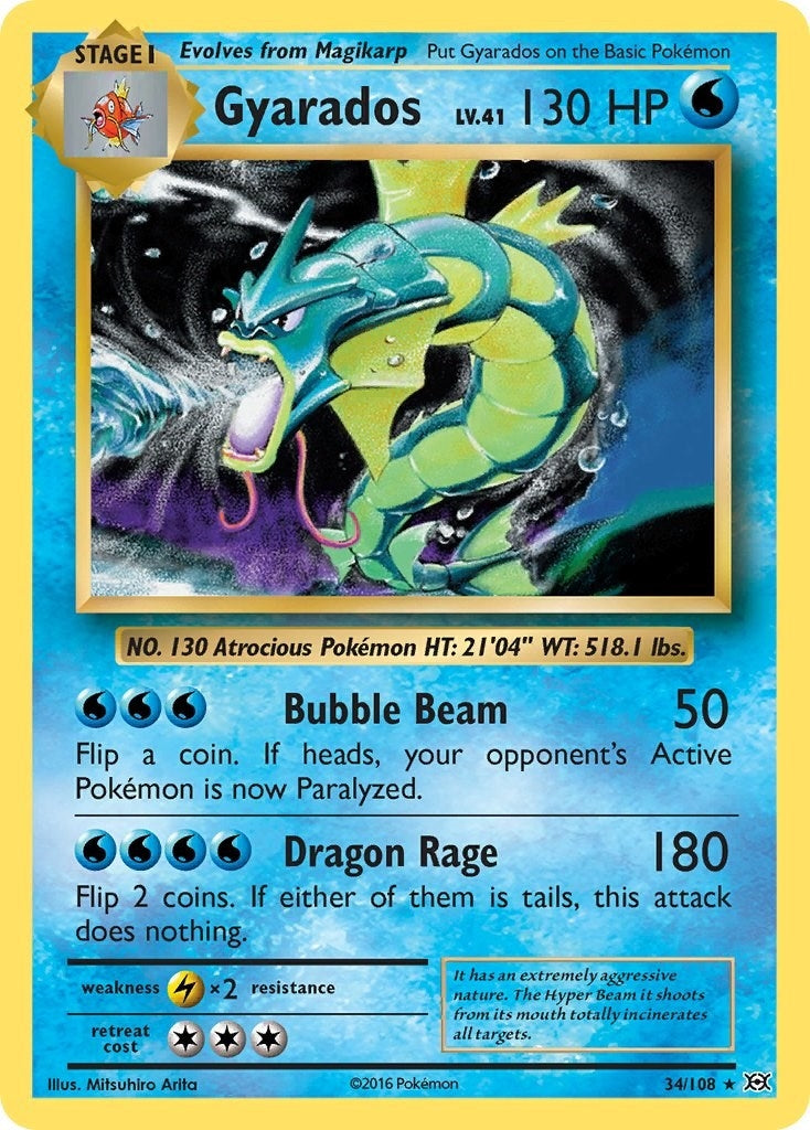Image for Gyarados (34/108) [XY - Evolutions] - Pokemon