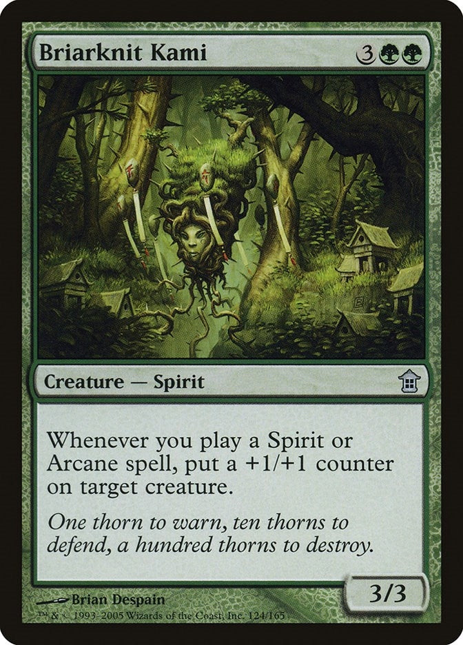 Image for Briarknit Kami (124) [Saviors of Kamigawa] - Magic: The Gathering