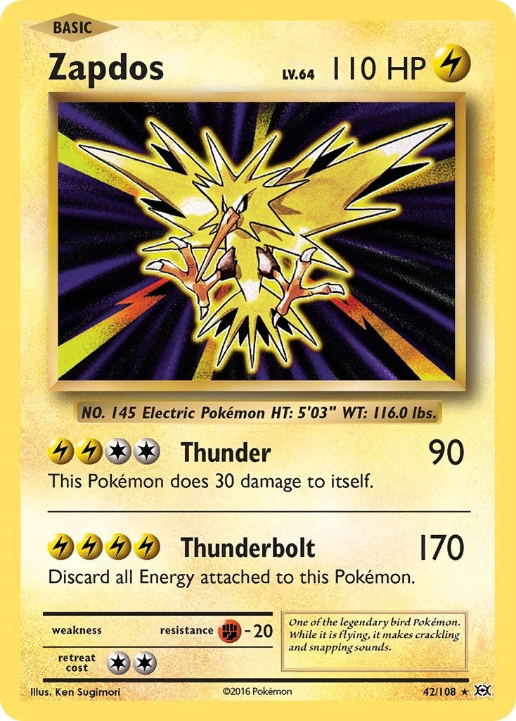 Image for Zapdos (42/108) [XY - Evolutions] - Pokemon