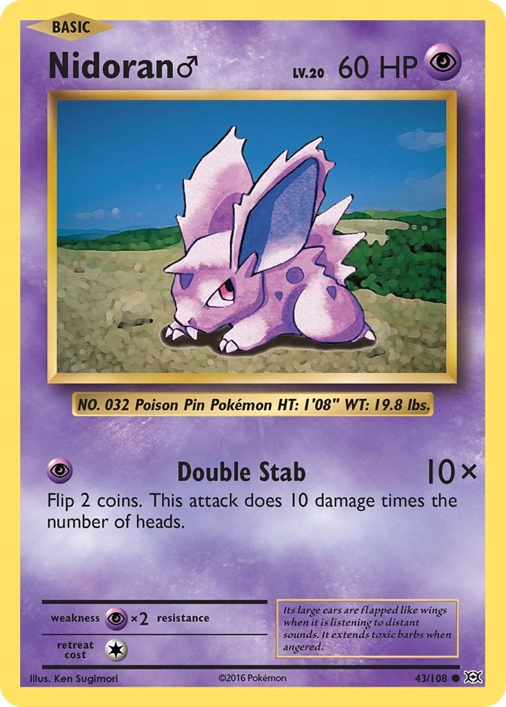 Image for Nidoran M (43/108) [XY - Evolutions] - Pokemon