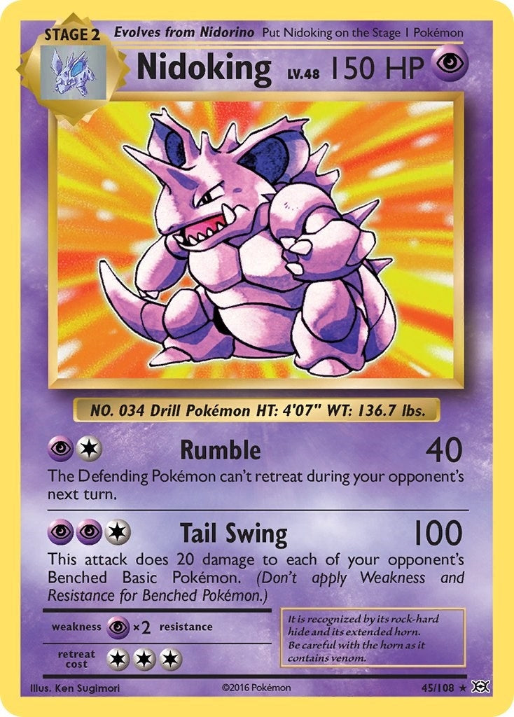 Image for Nidoking (45/108) [XY - Evolutions] - Pokemon