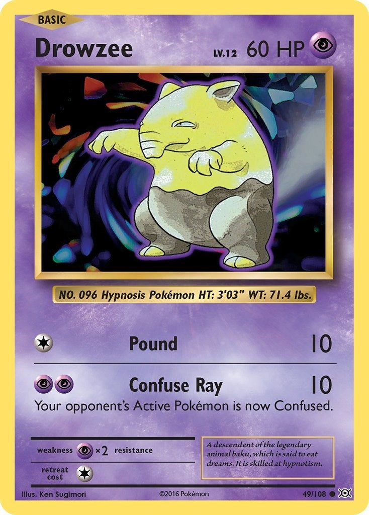 Image for Drowzee (49/108) [XY - Evolutions] - Pokemon