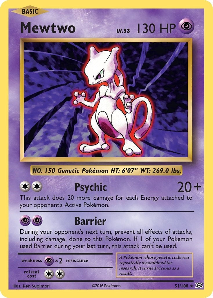 Image for Mewtwo (51/108) [XY - Evolutions] - Pokemon