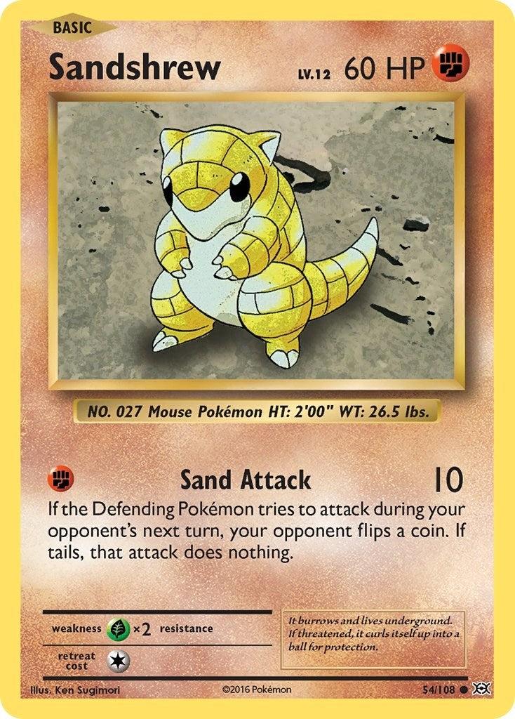 Image for Sandshrew (54/108) [XY - Evolutions] - Pokemon