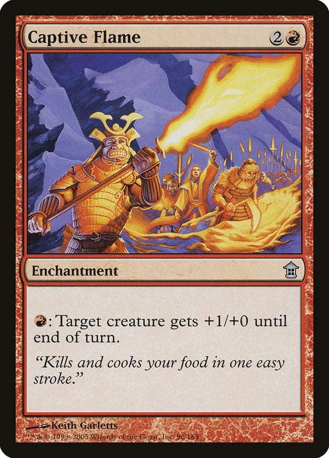 Image for Captive Flame (96) [Saviors of Kamigawa] - Magic: The Gathering