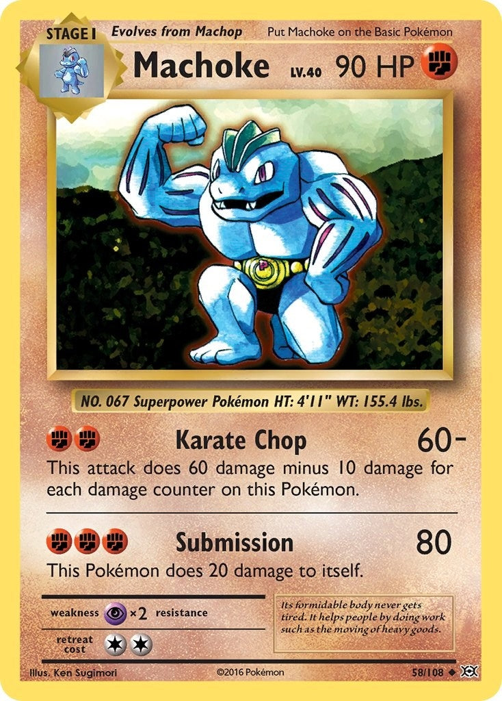 Image for Machoke (58/108) [XY - Evolutions] - Pokemon