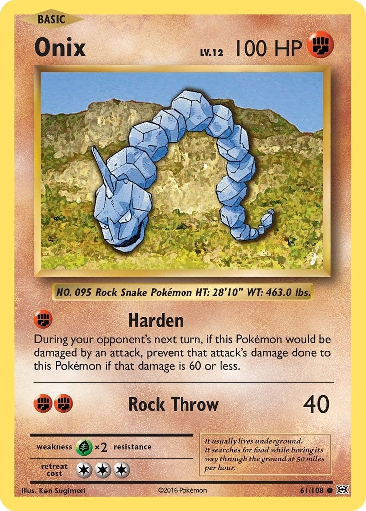 Image for Onix (61/108) [XY - Evolutions] - Pokemon