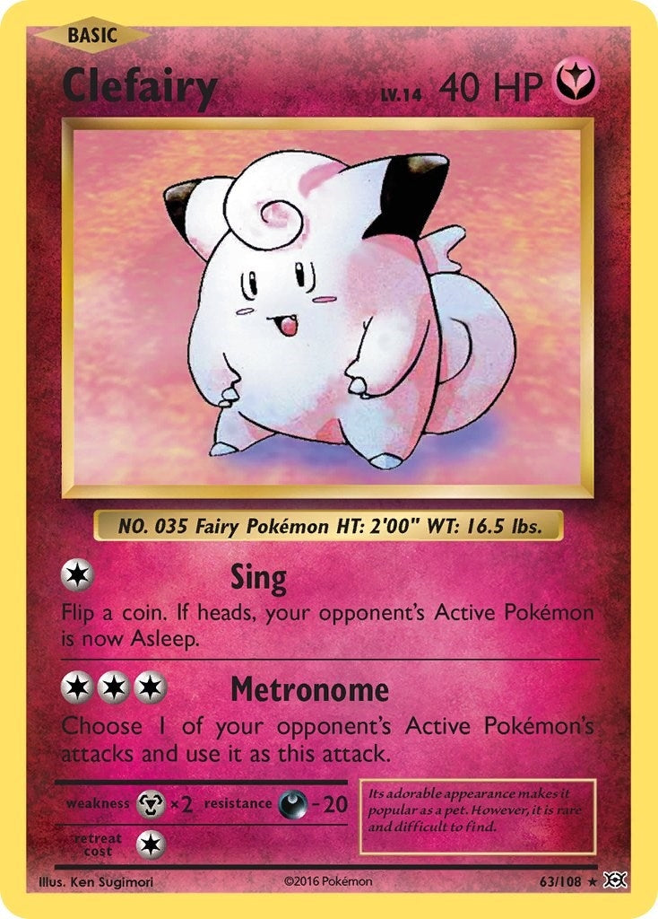 Image for Clefairy (63/108) [XY - Evolutions] - Pokemon