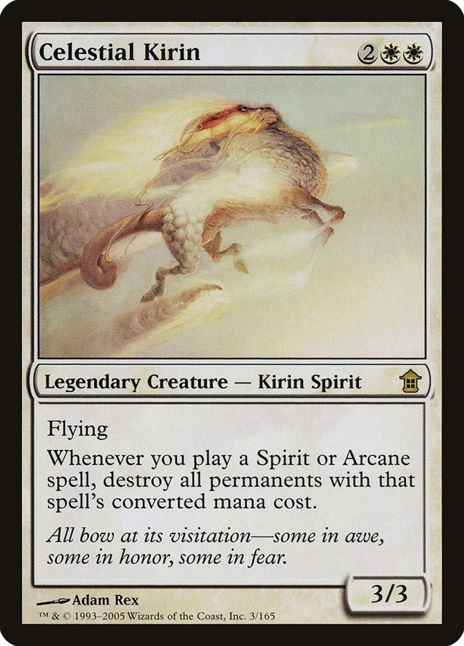 Image for Celestial Kirin (3) [Saviors of Kamigawa] - Magic: The Gathering