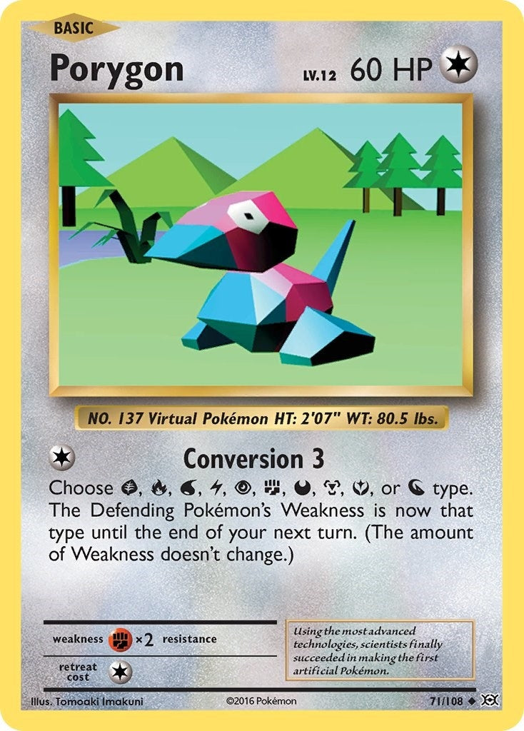 Image for Porygon (71/108) [XY - Evolutions] - Pokemon