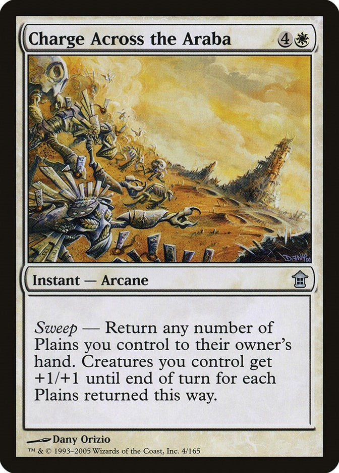 Image for Charge Across the Araba (4) [Saviors of Kamigawa] - Magic: The Gathering
