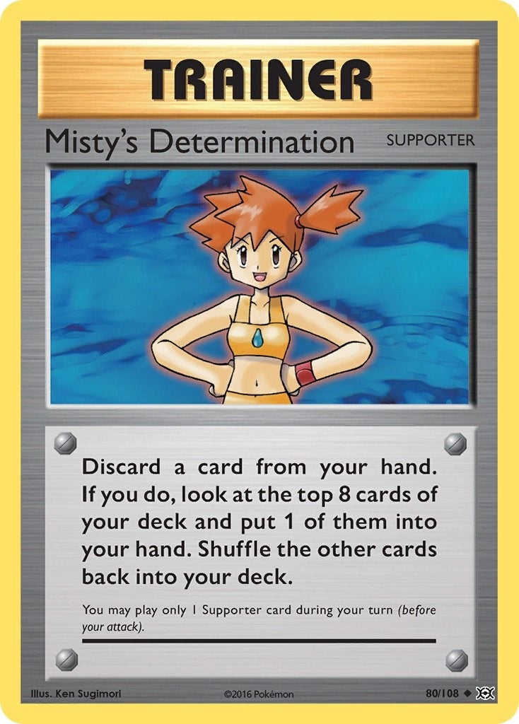 Image for Misty's Determination (80/108) [XY - Evolutions] - Pokemon