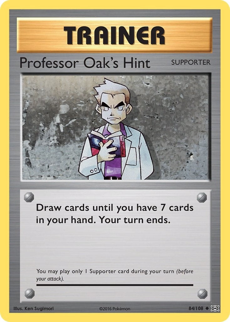 Image for Professor Oak's Hint (84/108) [XY - Evolutions] - Pokemon