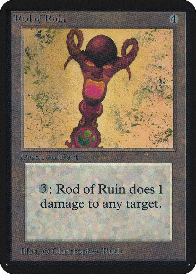 Image for Rod of Ruin [Alpha Edition] - Magic: The Gathering