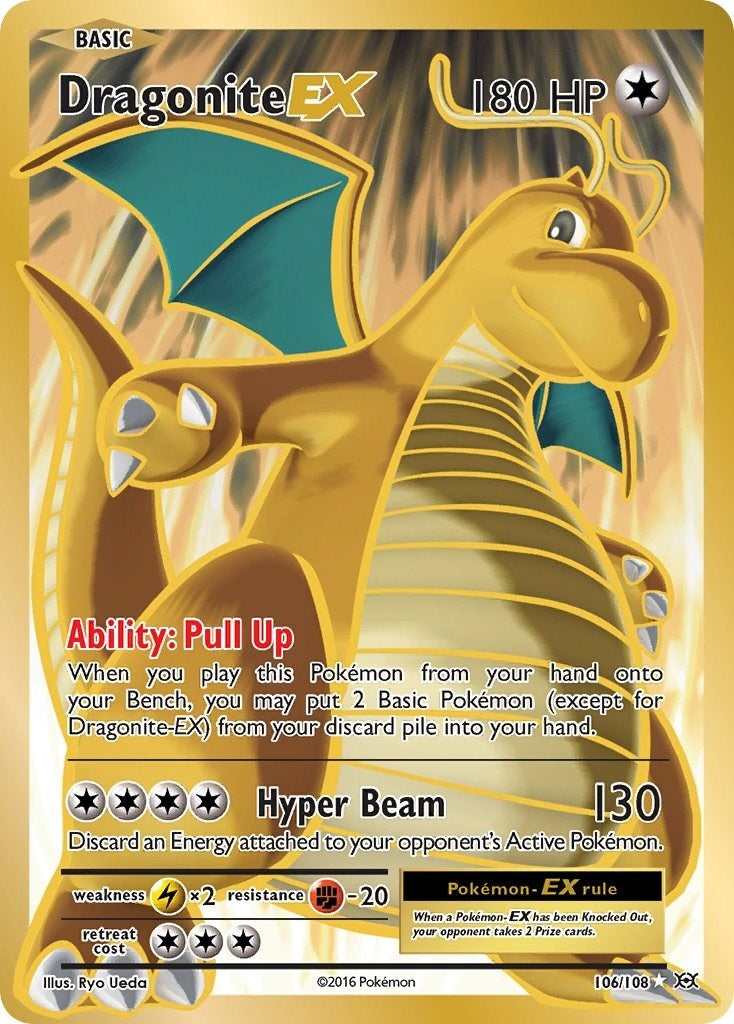 Image for Dragonite EX (Full Art) (106/108) [XY - Evolutions] - Pokemon