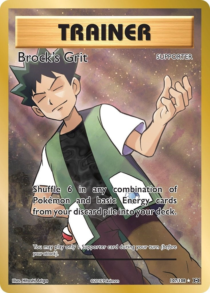 Image for Brock's Grit (Full Art) (107/108) [XY - Evolutions] - Pokemon