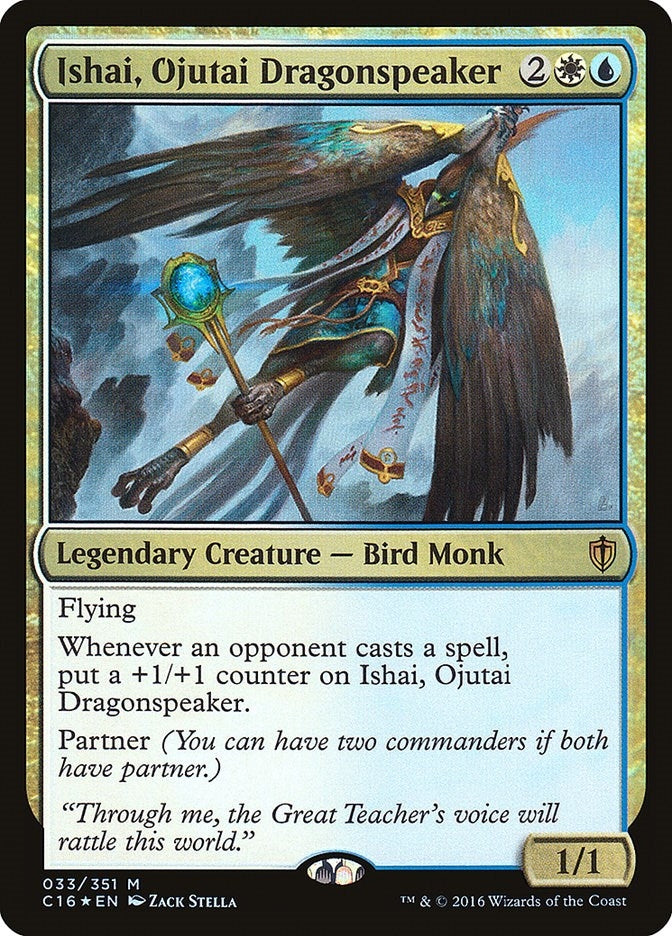 Image for Ishai, Ojutai Dragonspeaker (33) [Commander 2016] - Magic: The Gathering