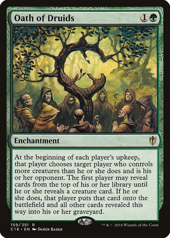 Image for Oath of Druids (159) [Commander 2016] - Magic: The Gathering