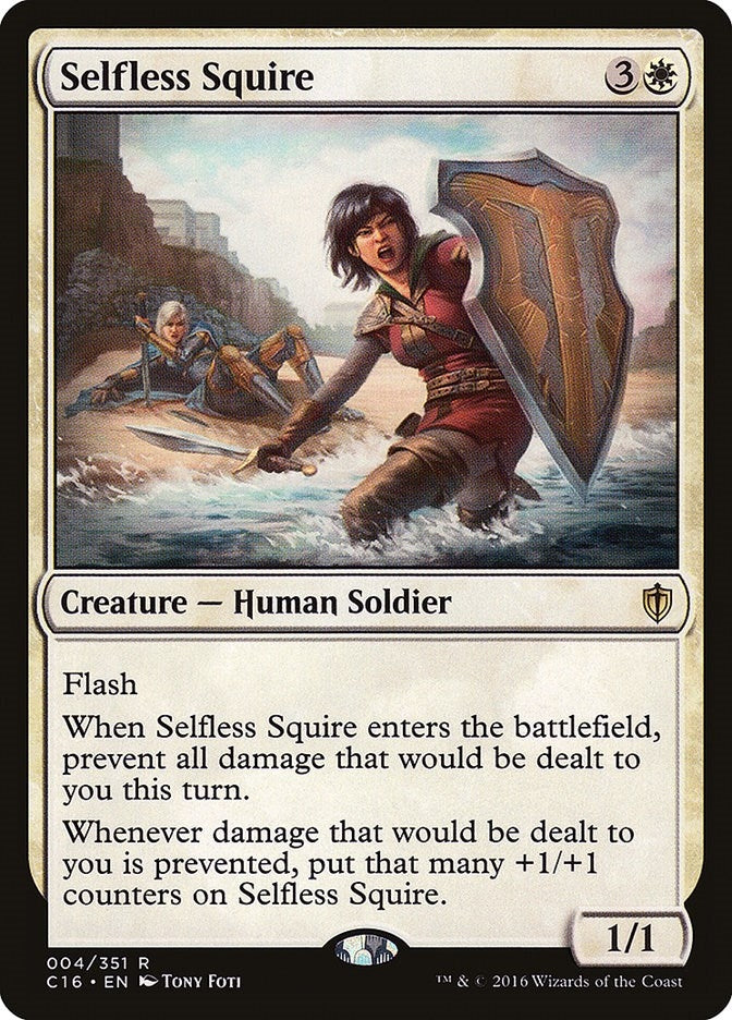 Image for Selfless Squire (4) [Commander 2016] - Magic: The Gathering