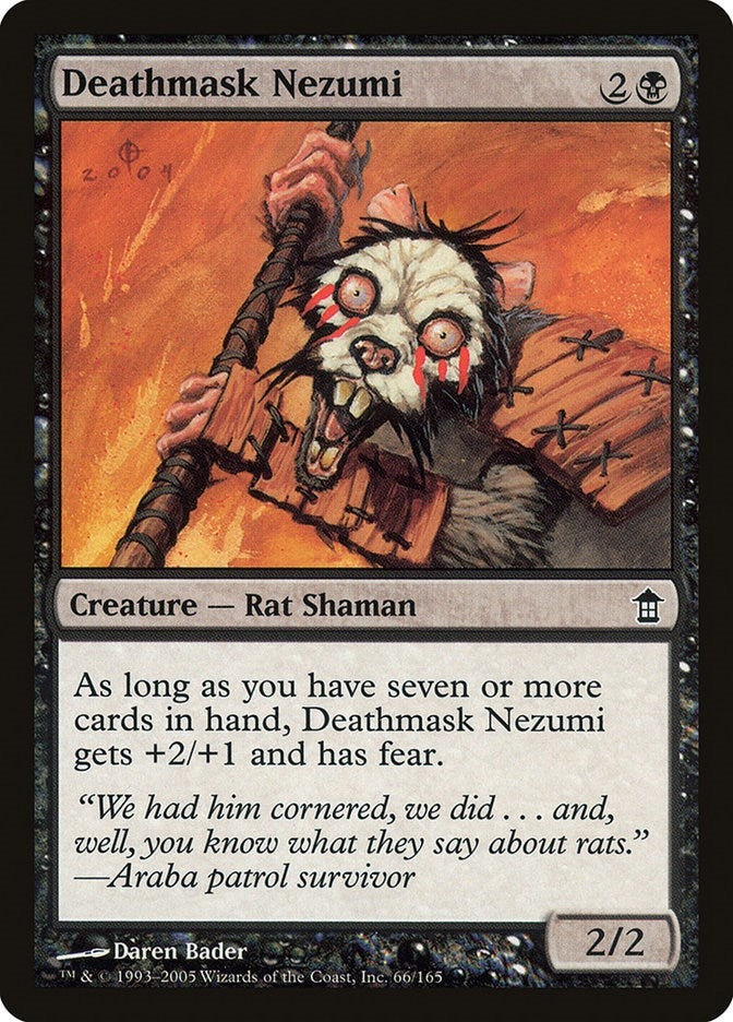 Image for Deathmask Nezumi (66) [Saviors of Kamigawa] - Magic: The Gathering