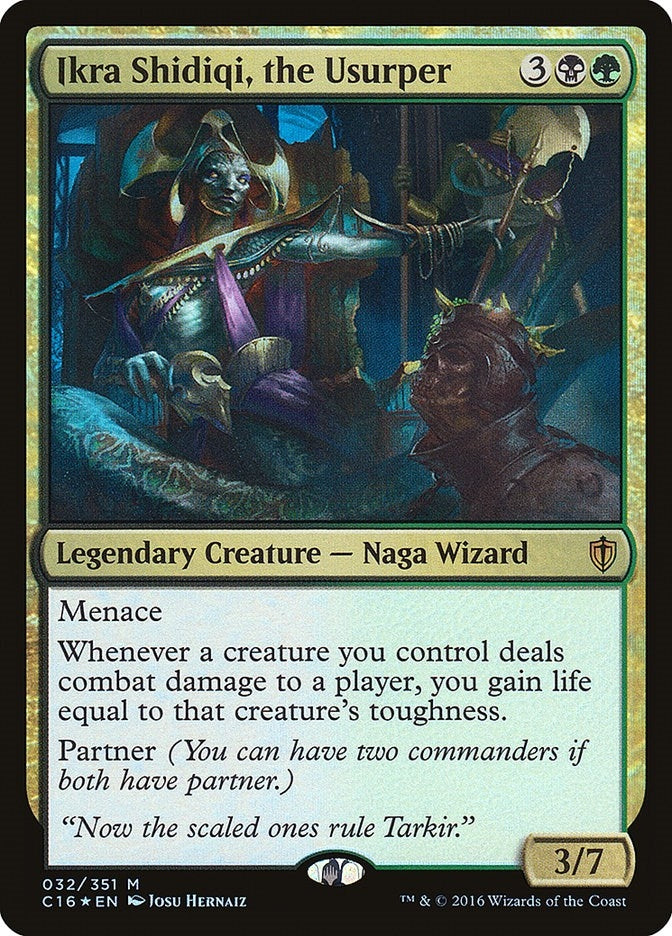 Image for Ikra Shidiqi, the Usurper (32) [Commander 2016] - Magic: The Gathering