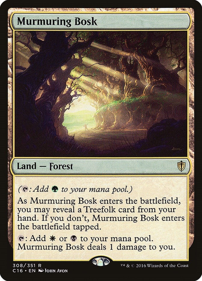 Image for Murmuring Bosk (308) [Commander 2016] - Magic: The Gathering