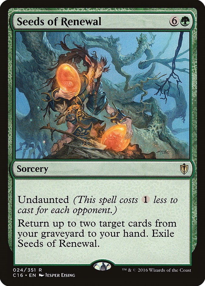Image for Seeds of Renewal (24) [Commander 2016] - Magic: The Gathering