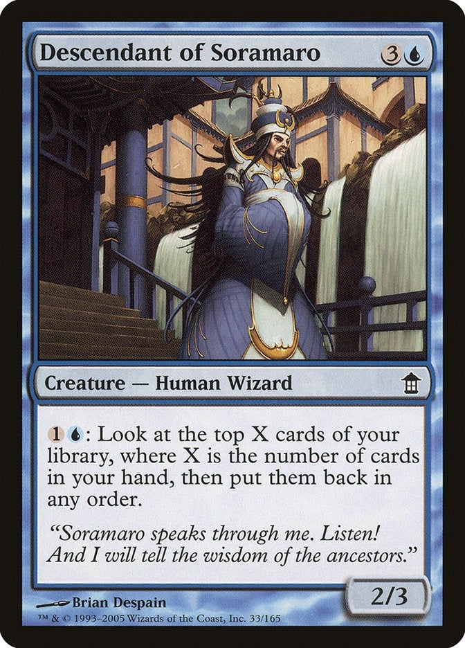 Image for Descendant of Soramaro (33) [Saviors of Kamigawa] - Magic: The Gathering