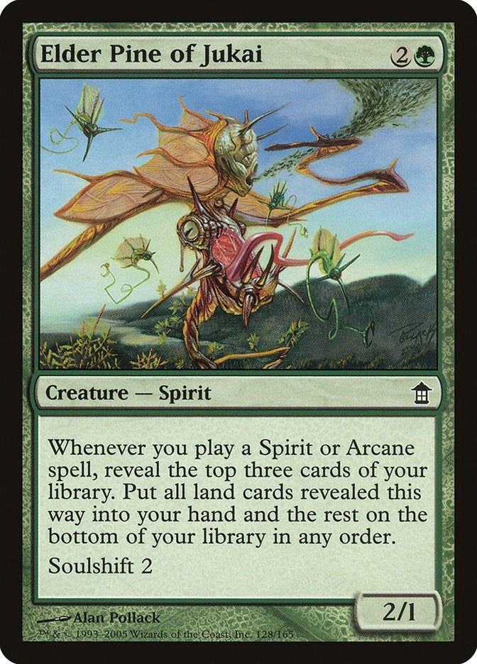 Image for Elder Pine of Jukai (128) [Saviors of Kamigawa] - Magic: The Gathering