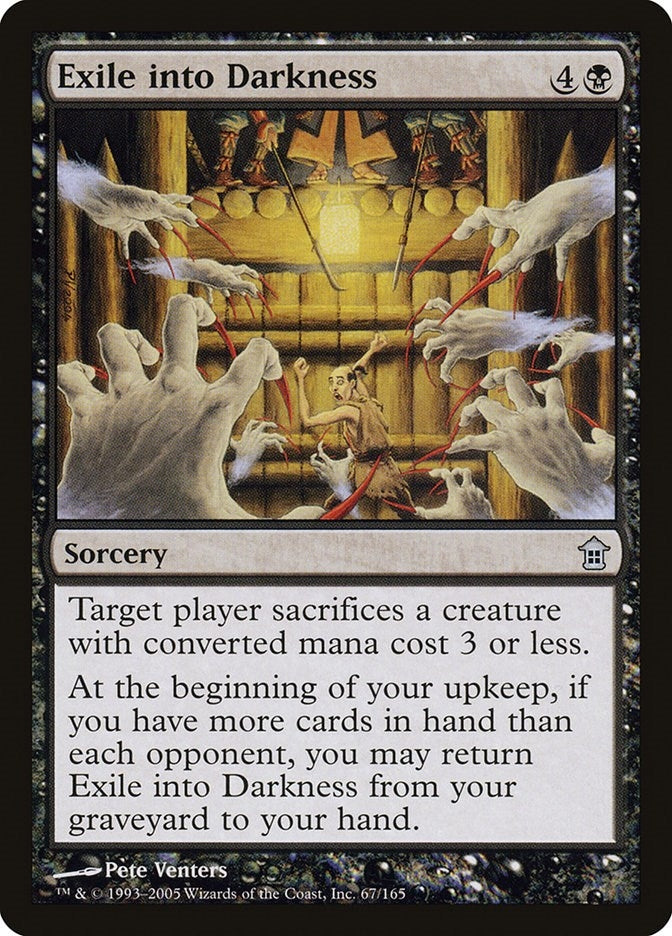 Image for Exile into Darkness (67) [Saviors of Kamigawa] - Magic: The Gathering