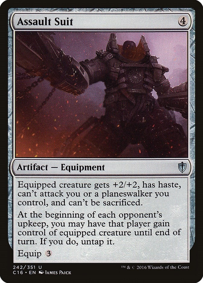 Image for Assault Suit (242) [Commander 2016] - Magic: The Gathering